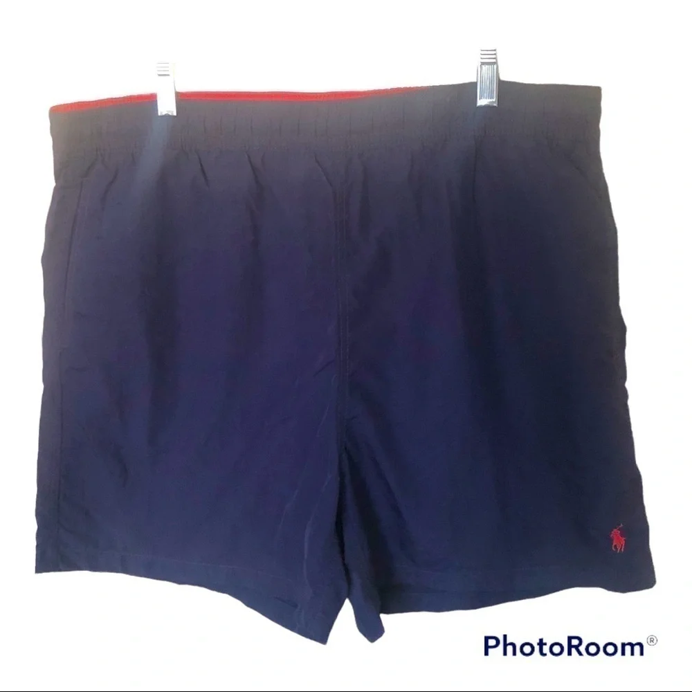 Polo by Ralph Lauren Mens Navy Swim Trunk Size XL